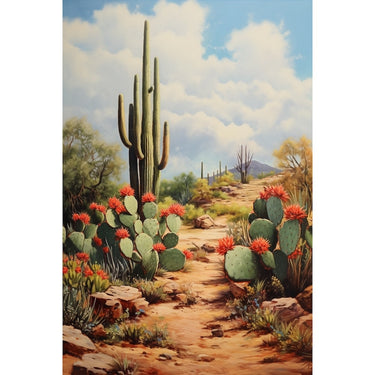 canvas of Cactuses